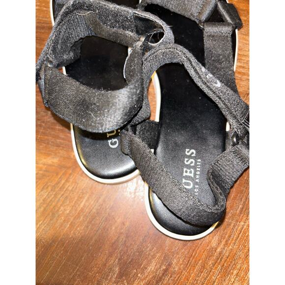 Guess Black & White Fun Festival Strappy Summer Beach Sandals  10M - Picture 8 of 10